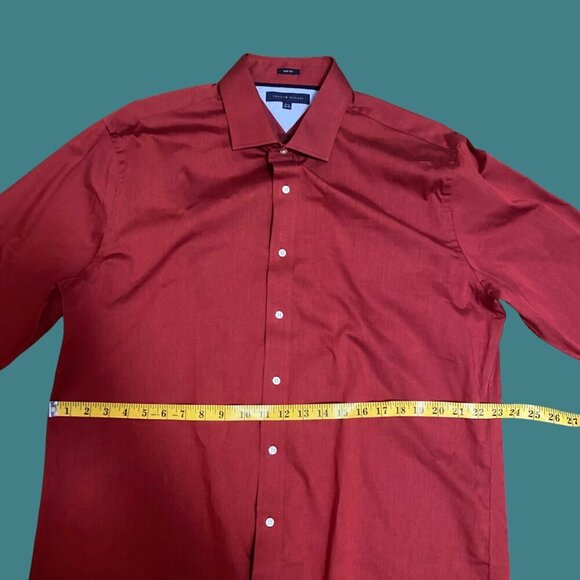 Tommy Hilfiger Slim Fit Red Dress Shirt – 17.5 Neck / 32-33 Sleeve - Picture 5 of 7